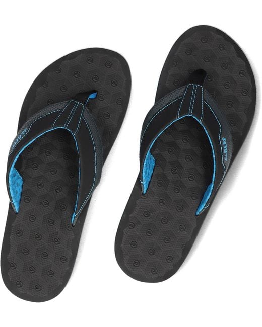 Reef Pantolette The Ripper in Black für Herren