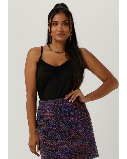 CC Heart Black Top Lace Top Damen