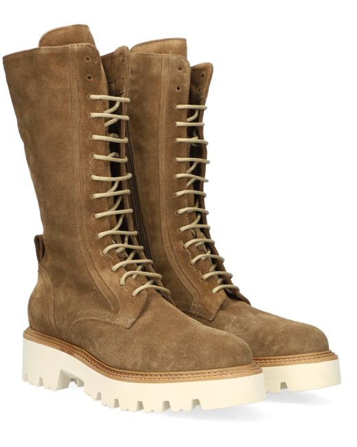 Notre-v Denim Camel Veterboots 03-17 in het Bruin - Lyst