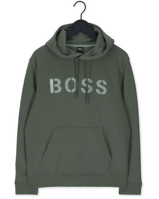 Boss Sweatshirt Wetry 10230209 in Green für Herren