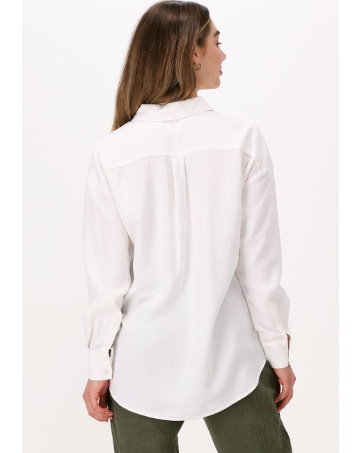 Simplee White Bluse Woven Blouse Eloise Es Damen