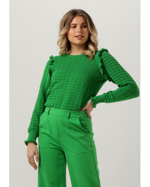 Object Green Pullover Objjasmin L/s Knit Pulloverd