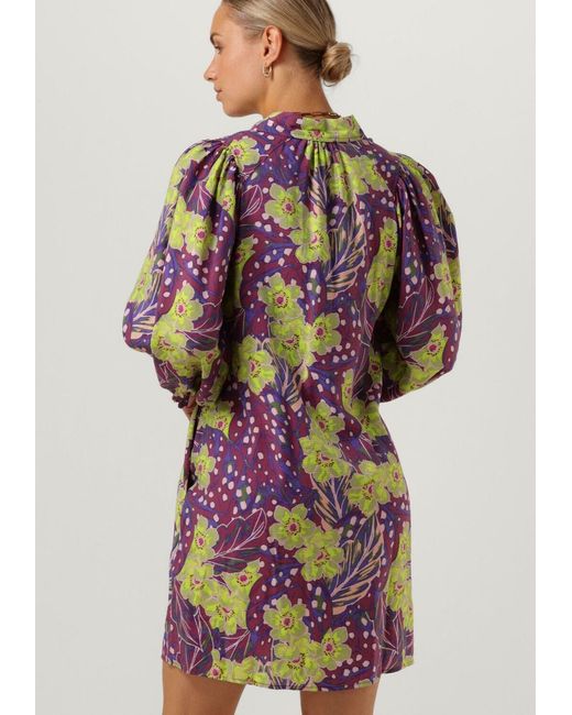 Y.A.S Purple Minikleid Yasemili 7/8 Shirt Dress S.