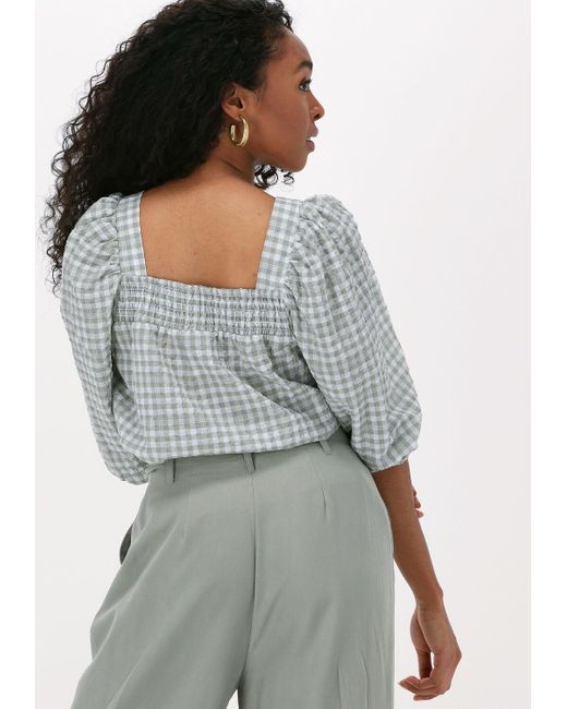 My Essential Wardrobe Gray Bluse Sally Blouse