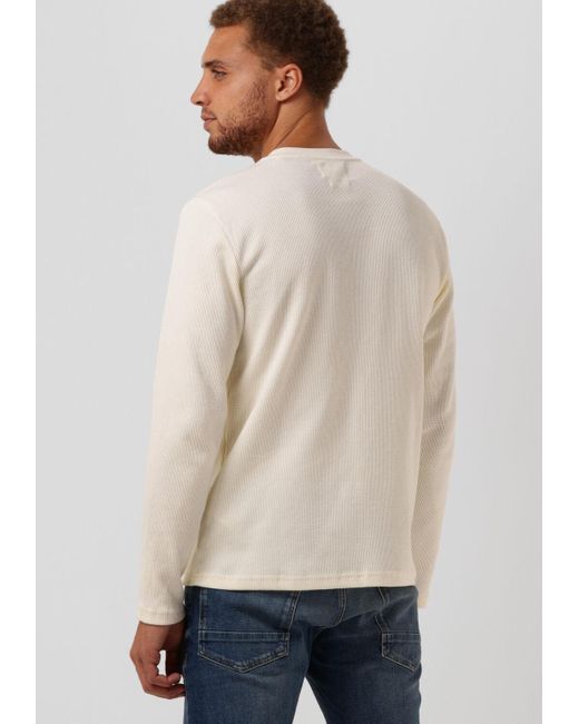 Anerkjendt Pullover Aksilo Ls Waffle Tee Herren in Natural für Herren