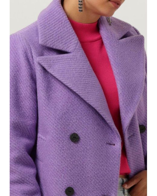 Y.A.S Purple Mäntel Yasinferno Woolmix Jacket