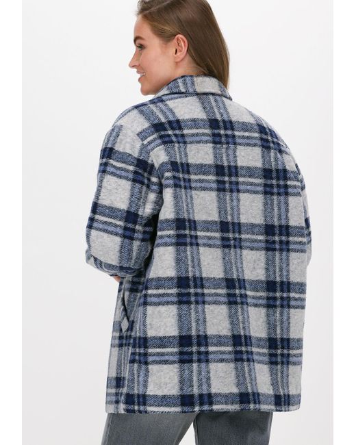 Envii Blue Bluse Enalder Jacket 6848 Damen