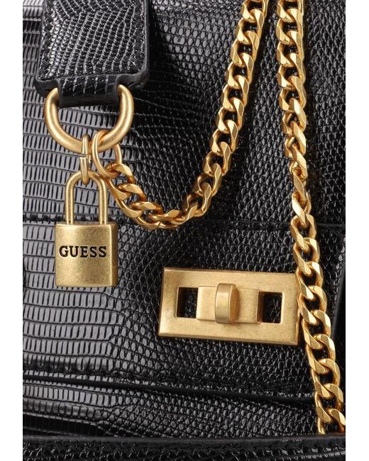 Guess Black Umhängetasche Katey Flap Shoulder Bag
