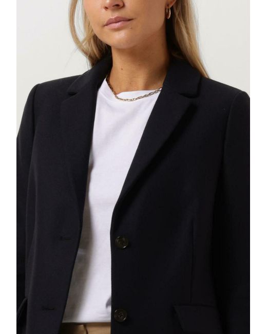 Tommy Hilfiger Black Mäntel Wool Blend Classic Coatd