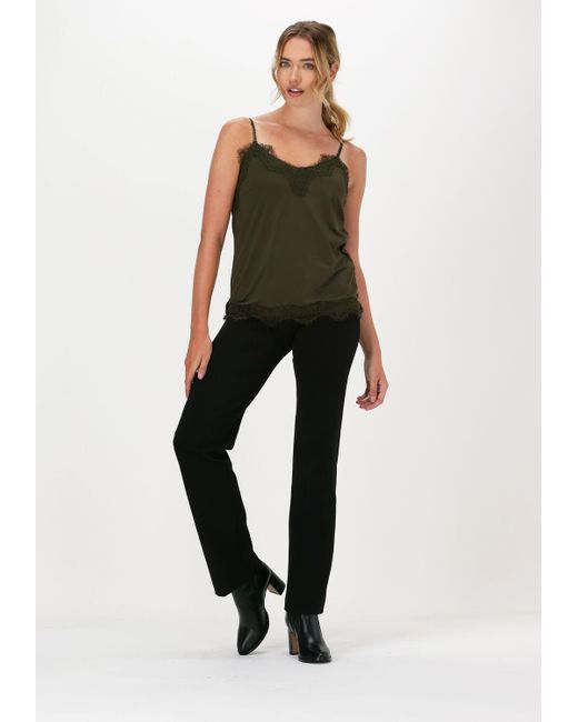 CC Heart Green Top Lace Top Damen