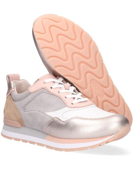 Gabor 6636850 Wit - Gratis levering | Spartoo.nl ! - Schoenen Lage sneakers  Dames € 111,20