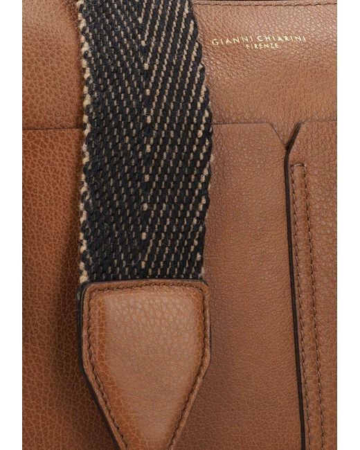 Gianni Chiarini Brown Umhängetasche Ginko