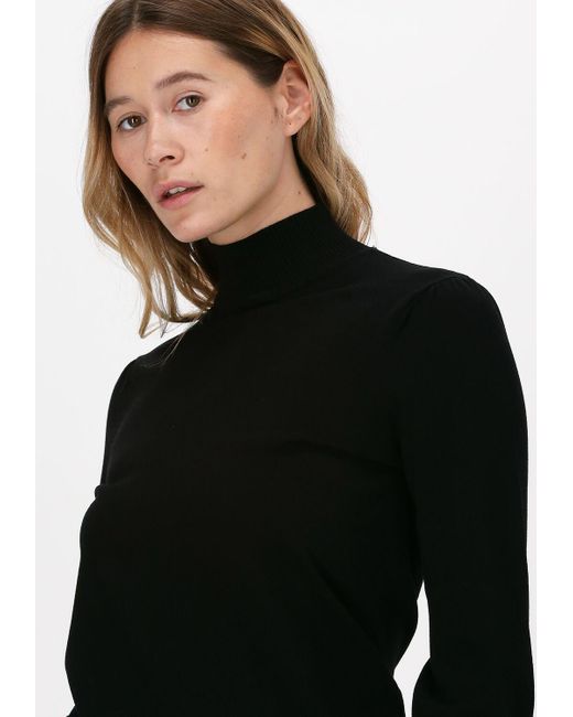 Minus Black Pullover Mersin Roll Neck Knit
