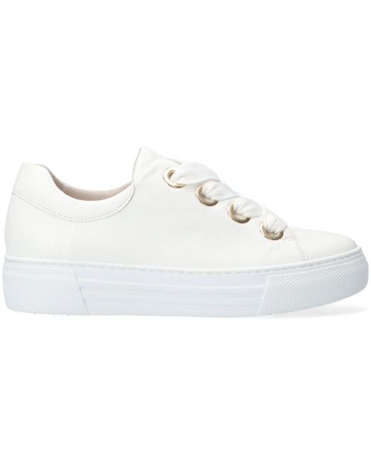 Gabor Lage Sneakers 464 in het Wit - Lyst