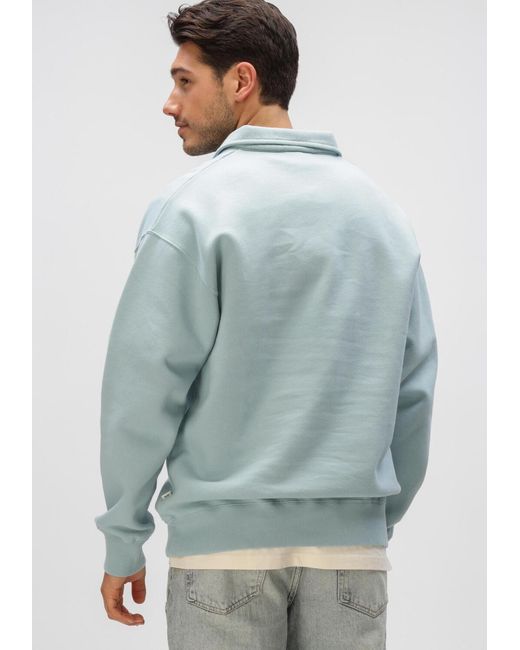 Forét Herren Pullover & Cardigans Hook Half Zip in Blue für Herren