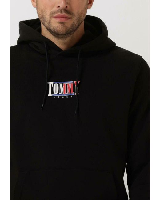 Tommy Hilfiger Sweatshirt Tjm Reg Essential Graphic Hoodie in Black für Herren