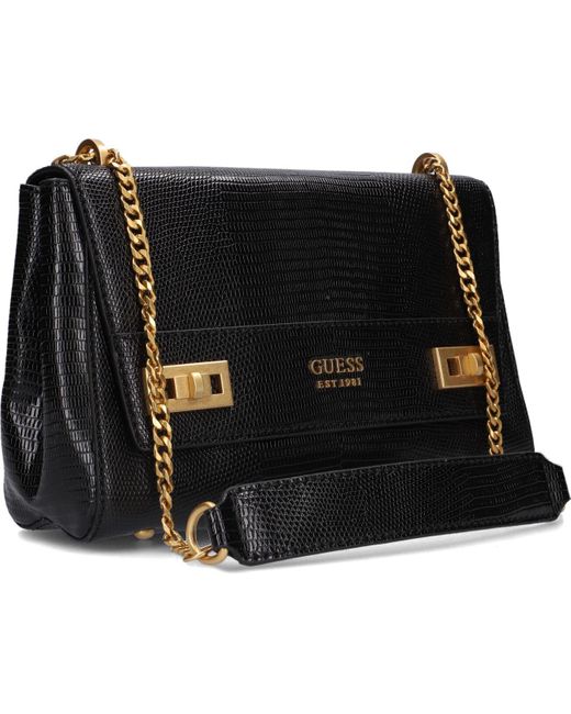Guess Black Umhängetasche Katey Flap Shoulder Bag