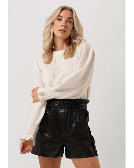 Object Natural Pullover Ophelia L/s Knit Pullover Nicht-gerade