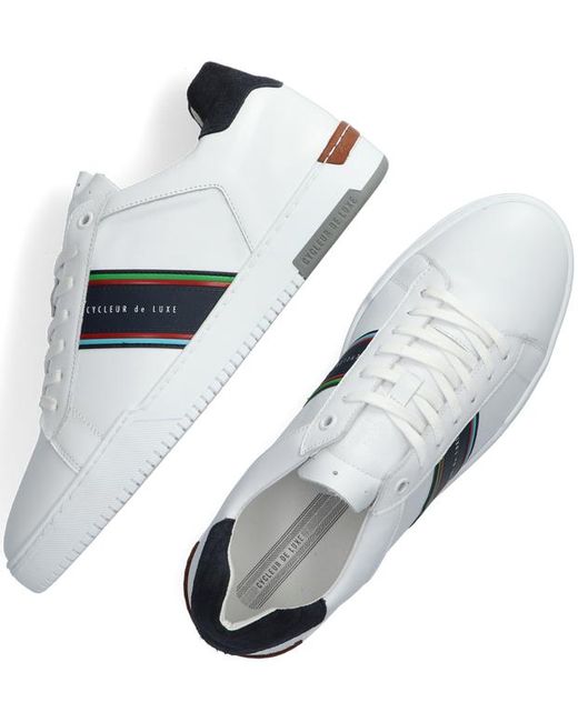 Cycleur De Luxe Witte Lage Sneakers Bruce in het Wit voor heren - Lyst