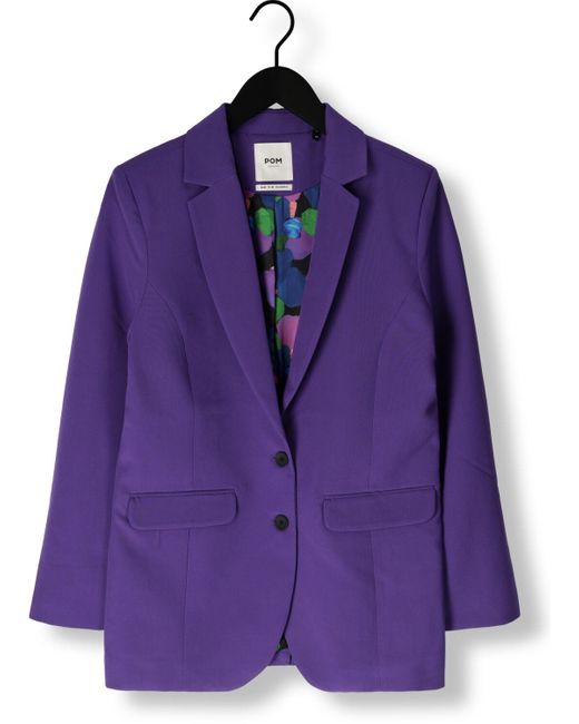 Pom Purple Blazer French Violet Blazer