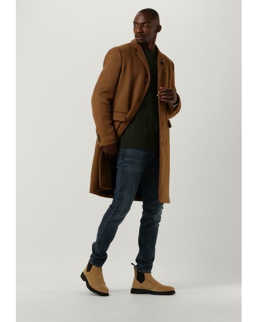 Scotch & Soda Pullover Wool-blend Structure Knit Sweater Kabel in Black für Herren