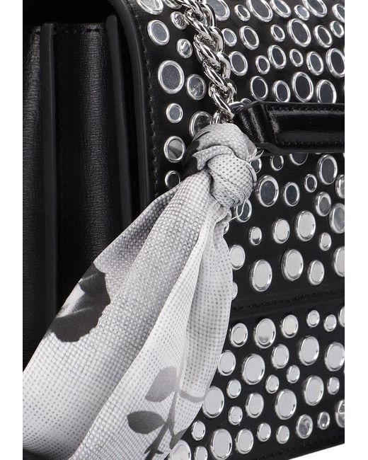 Kurt Geiger Black Umhängetasche Shoreditch Studs