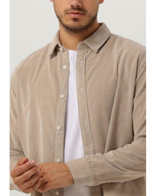 SELECTED Overshirt Slhregowen-Cord Shirt Ls W Herren in Brown für Herren