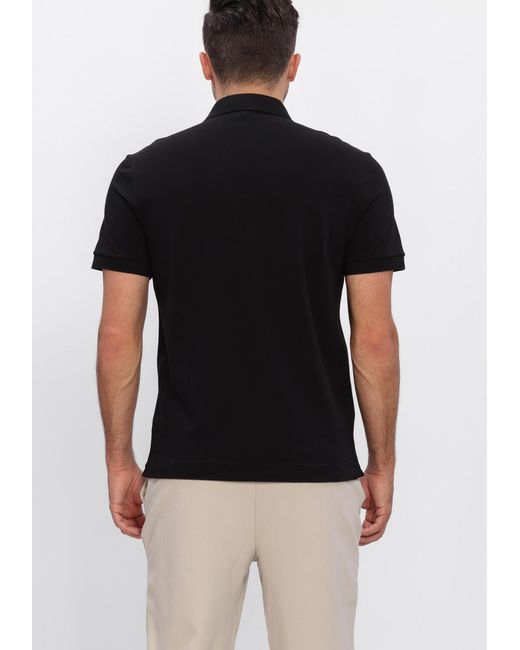 Lacoste Herren Polos & T-Shirts Regular Fit Cotton Blend Polo Shirt in Black für Herren