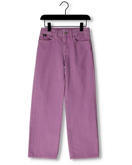 Calvin Klein Purple Wide Jeans Wide Leg Hr Iris Orchid Mädchen