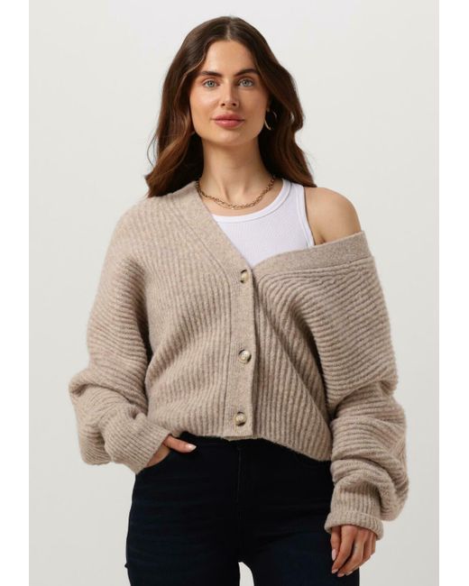 Circle Of Trust Brown Strickjacke Cara Cardigan Nicht-gerade