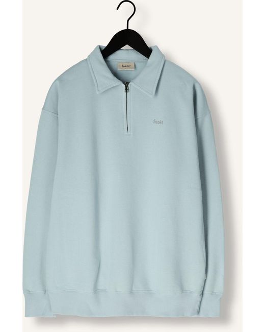 Forét Herren Pullover & Cardigans Hook Half Zip in Blue für Herren