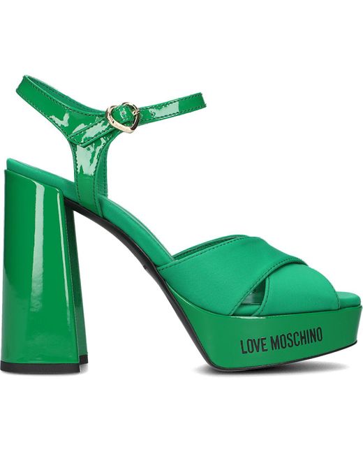 Love Moschino Green Sandalen Ja1605 Damen