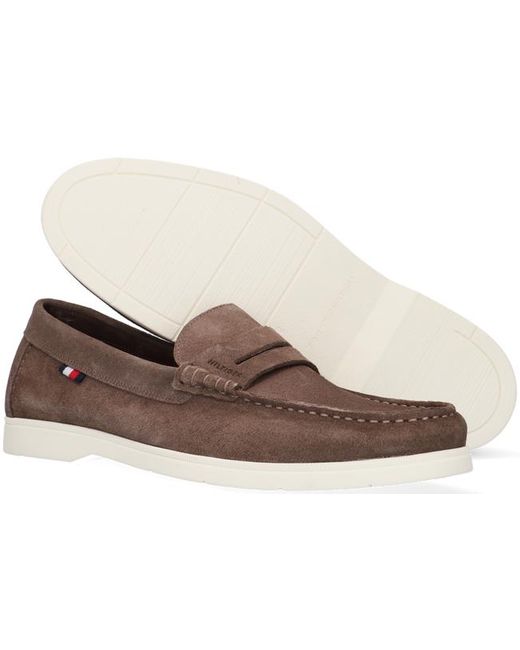Tommy Hilfiger Rubber Grijze Loafers Biodegradable in het Grijs voor heren  - Lyst