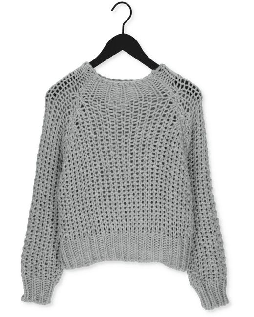 Simplee Gray Pullover Aksel Knit-virgin-wo-22-3