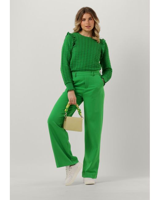 Object Green Pullover Objjasmin L/s Knit Pulloverd