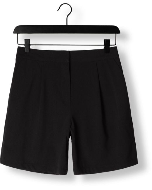 Y.A.S Black Kurze Hose YAshelen Mw Long Shorts