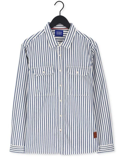 Scotch & Soda Casual-Oberhemd Striped 2-Pocket Regula Herren in Gray für Herren