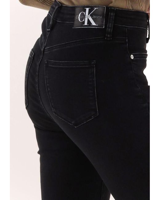 Calvin Klein Black Skinny Jeans High Rise Skinny
