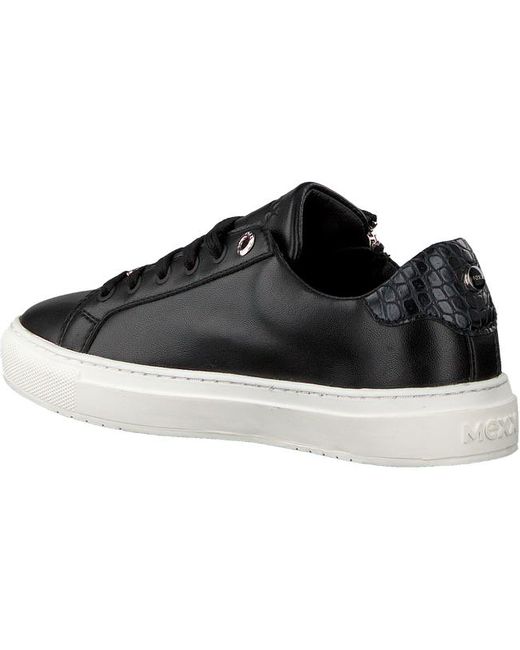 Mexx Zwarte Lage Sneakers Ellenore in het Zwart - Lyst