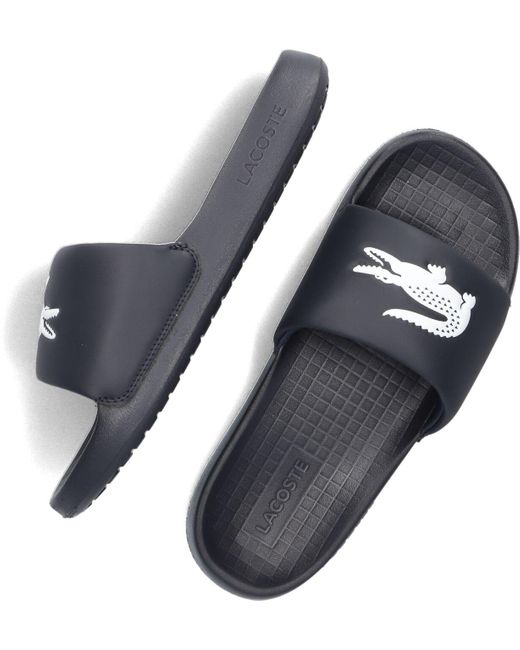 Lacoste Badelatsche Serve Slide 1.0 in Black für Herren