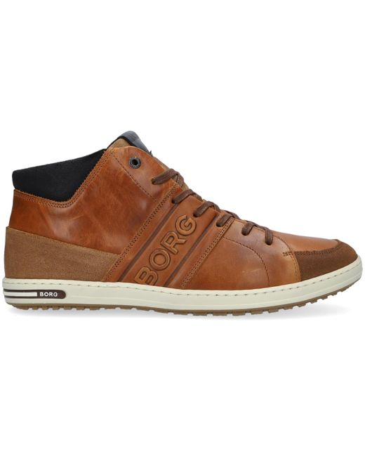 Björn Borg Hoge Sneaker Curd Mid M in het Bruin voor heren - Lyst