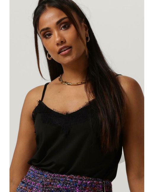 CC Heart Black Top Lace Top Damen