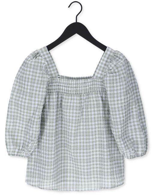 My Essential Wardrobe Gray Bluse Sally Blouse