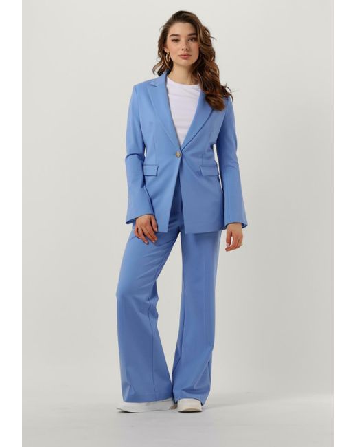 Beaumont Organic Blue Blazer Blazer Midlong Double Jersey Damen