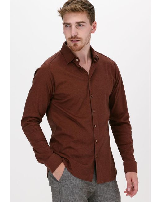 DESOTO Klassisches Oberhemd Kent 1/1 Herren in Brown für Herren