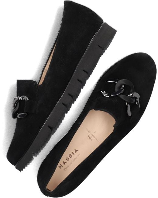 HASSIA Black Slipper Pisa Damen