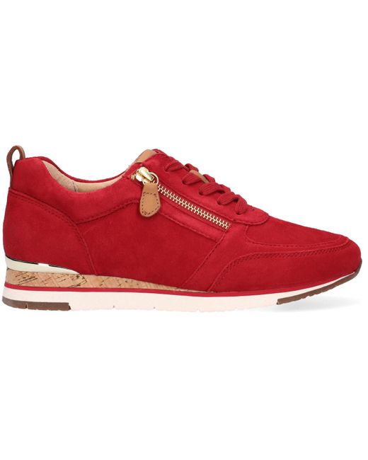 Gabor Lage Sneakers 431 in het Rood - Lyst
