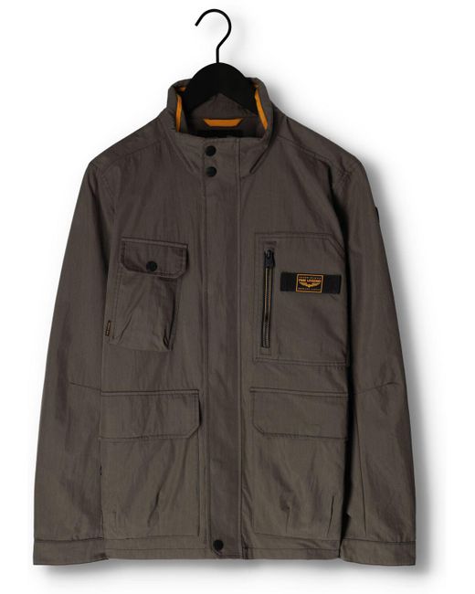 PME LEGEND Jack Semi Long Jacket Futurer 2.0 Mech Cotton in Black für Herren