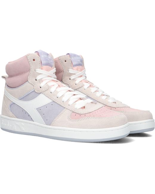 Diadora Black Sneaker High Magic Basket Mid Damen