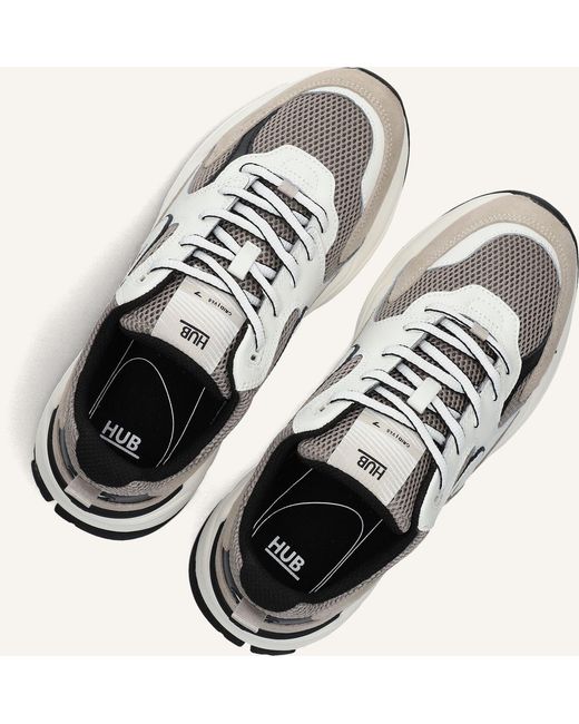 Hub Herren Sneaker Grid in Black für Herren